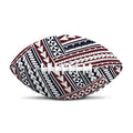 Maori Tribal Pattern Print Rugby Ball