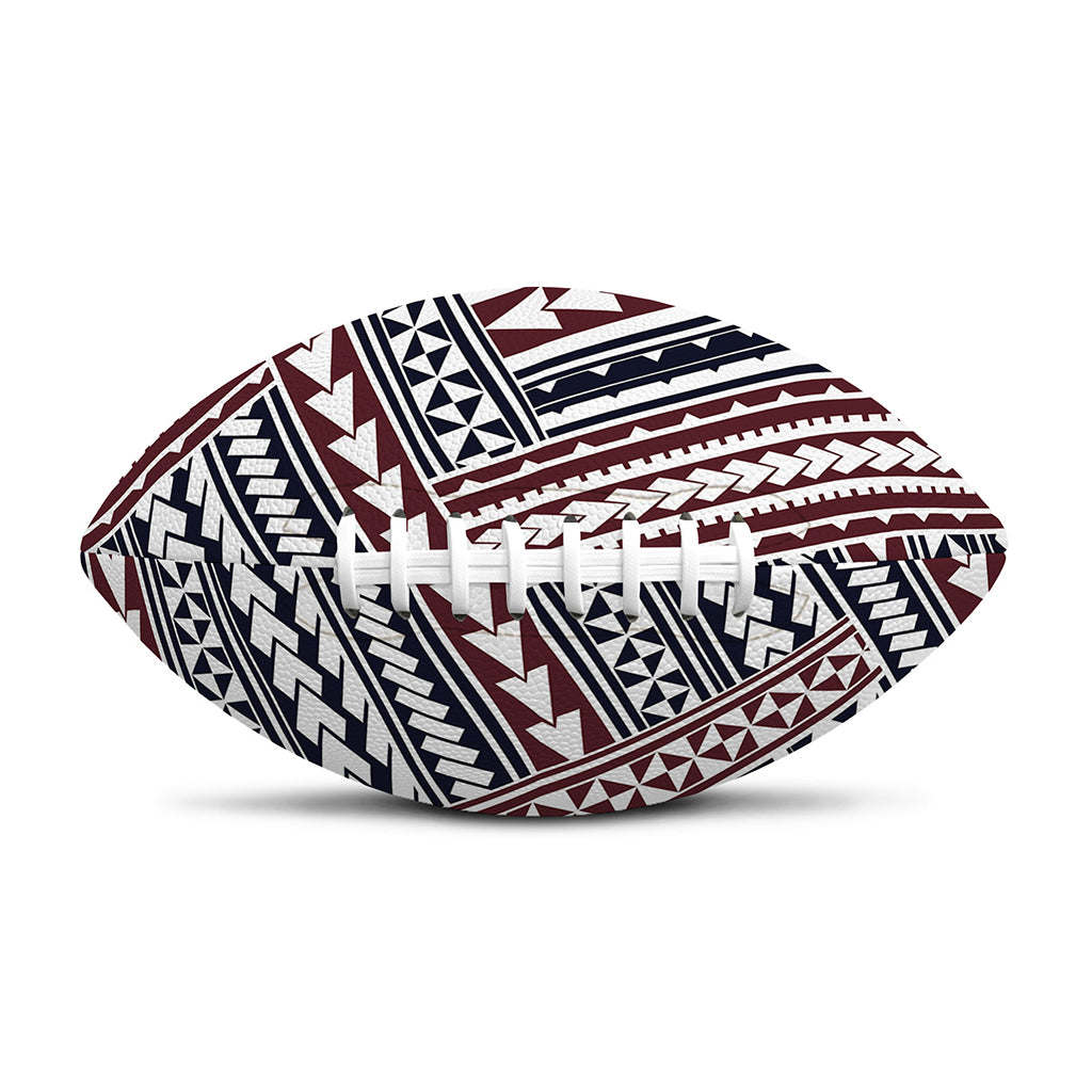 Maori Tribal Pattern Print Rugby Ball