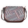 Maori Tribal Pattern Print Saddle Bag