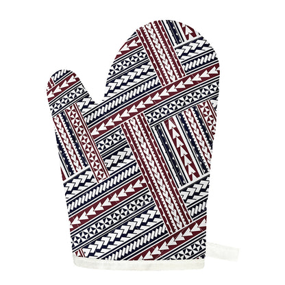 Maori Tribal Pattern Print Single Oven Mitt