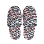 Maori Tribal Pattern Print Slippers