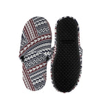 Maori Tribal Pattern Print Slippers