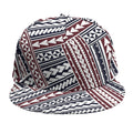 Maori Tribal Pattern Print Snapback Cap