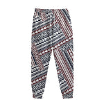 Maori Tribal Pattern Print Sweatpants