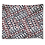 Maori Tribal Pattern Print Tapestry
