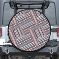 Maori Tribal Pattern Print Tire Cover