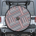 Maori Tribal Pattern Print Tire Cover With Camera Hole
