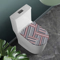Maori Tribal Pattern Print Toilet Lid Cover