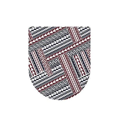 Maori Tribal Pattern Print Toilet Lid Cover