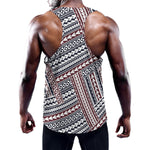 Maori Tribal Pattern Print Training Tank Top