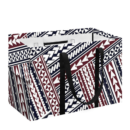 Maori Tribal Pattern Print Utility Tote Bag