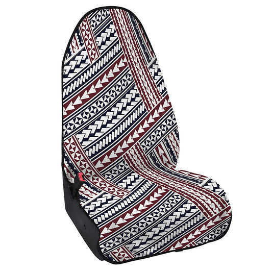 Maori Tribal Pattern Print Waterproof Car Seat Cover