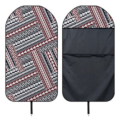 Maori Tribal Pattern Print Waterproof Car Seat Cover