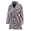 Maori Tribal Pattern Print Women's Bathrobe