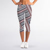 Maori Tribal Pattern Print Women's Capri Leggings