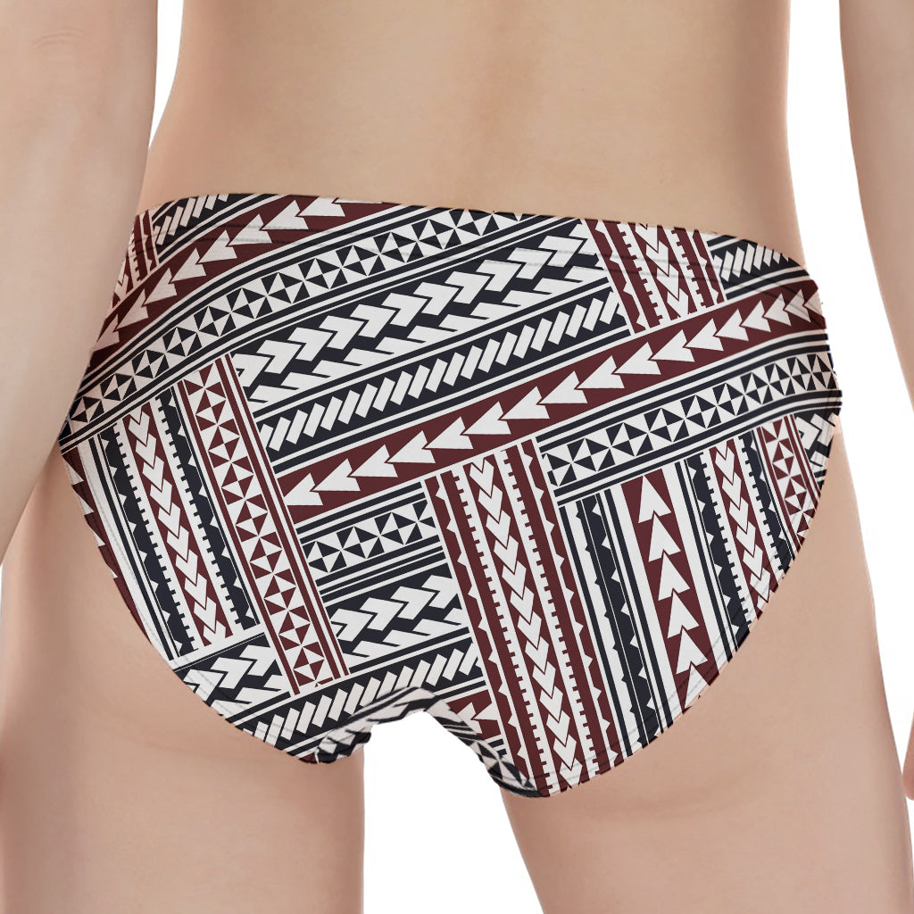 Maori Tribal Pattern Print Women's Panties