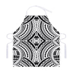 Maori Tribal Polynesian Tattoo Print Adjustable Apron