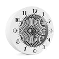 Maori Tribal Polynesian Tattoo Print Alarm Clock