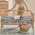 Maori Tribal Polynesian Tattoo Print Baby Crib Sheet
