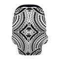 Maori Tribal Polynesian Tattoo Print Baby Seat Cover