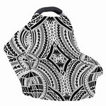 Maori Tribal Polynesian Tattoo Print Baby Seat Cover