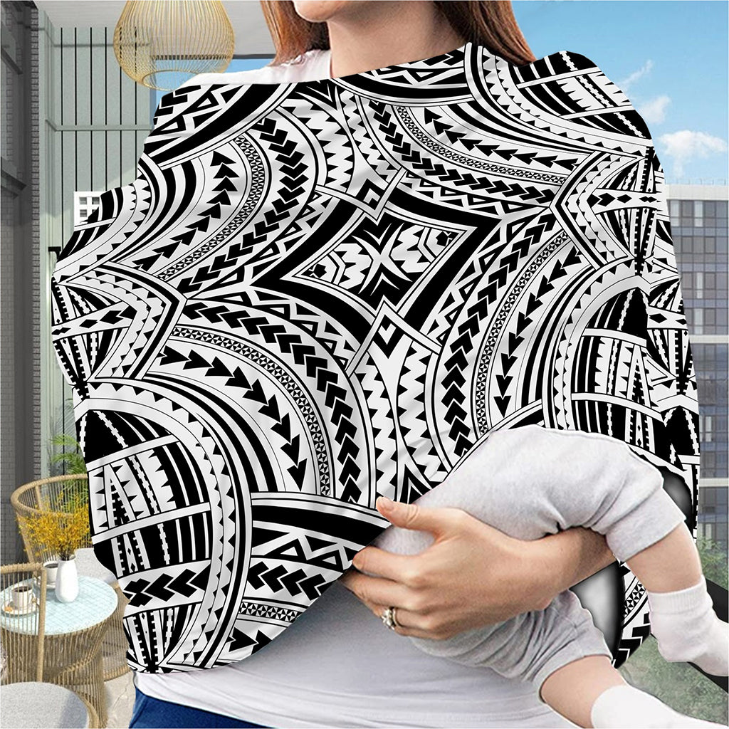 Maori Tribal Polynesian Tattoo Print Baby Seat Cover