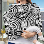 Maori Tribal Polynesian Tattoo Print Baby Seat Cover