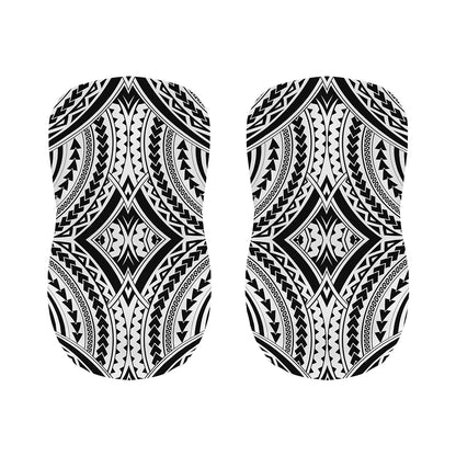 Maori Tribal Polynesian Tattoo Print Bar Stool Covers