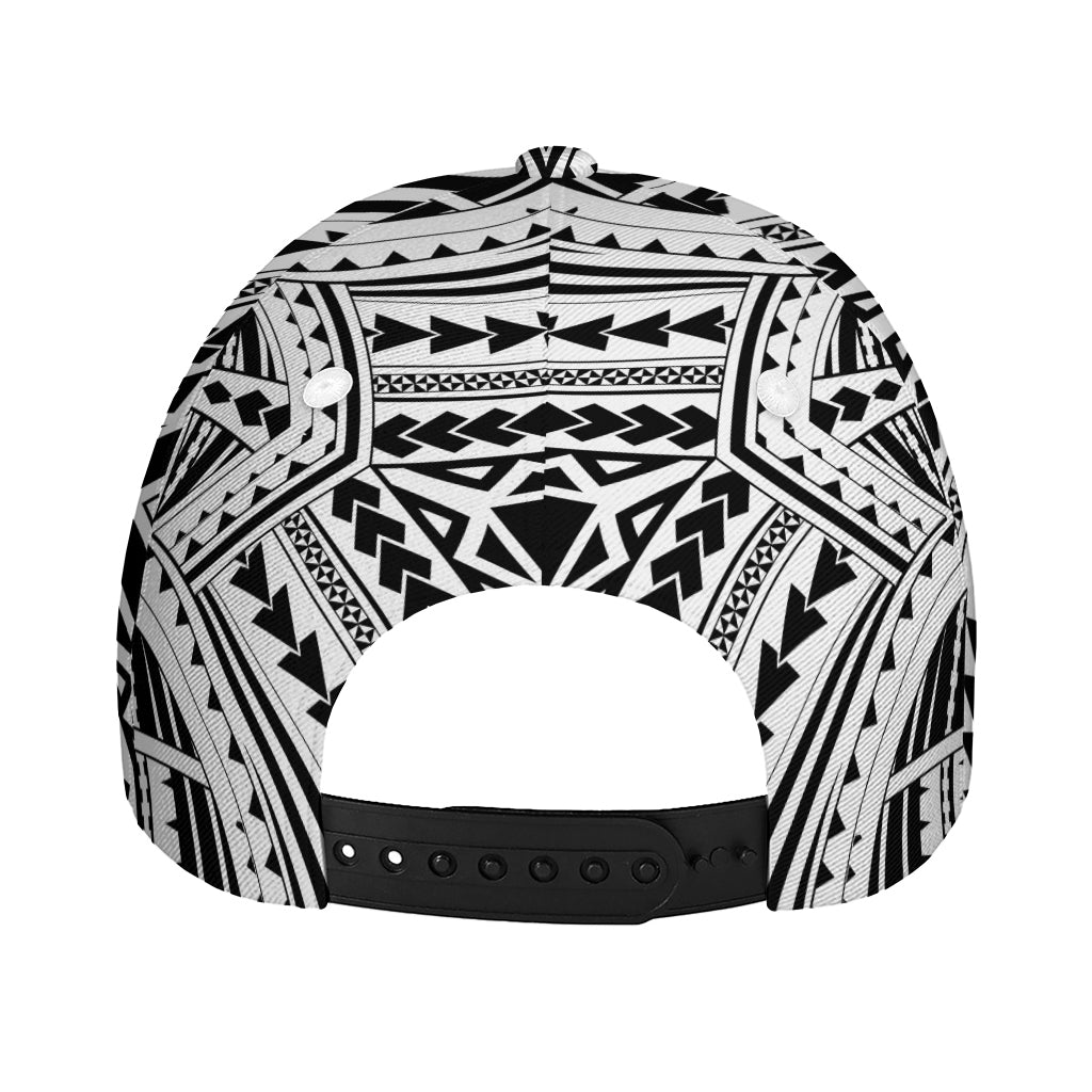 Maori Tribal Polynesian Tattoo Print Baseball Cap