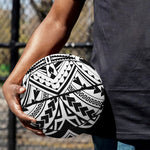 Maori Tribal Polynesian Tattoo Print Basketball
