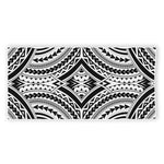 Maori Tribal Polynesian Tattoo Print Beach Towel