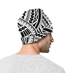 Maori Tribal Polynesian Tattoo Print Beanie