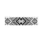 Maori Tribal Polynesian Tattoo Print Bed Runner