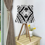 Maori Tribal Polynesian Tattoo Print Bell Lamp Shade