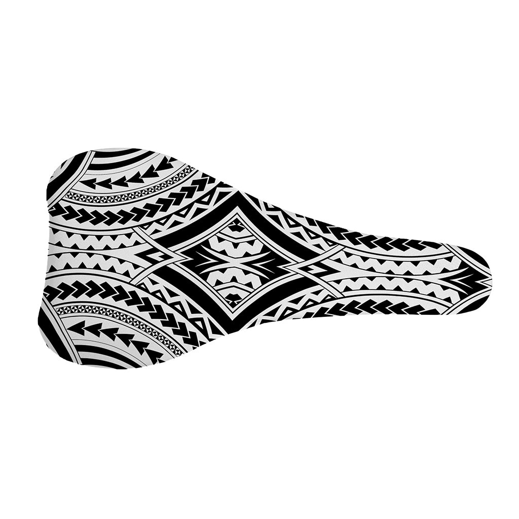 Maori Tribal Polynesian Tattoo Print Bicycle Seat Cover