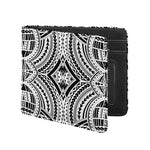Maori Tribal Polynesian Tattoo Print Bifold Wallet