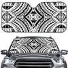 Maori Tribal Polynesian Tattoo Print Car Windshield Sun Shade