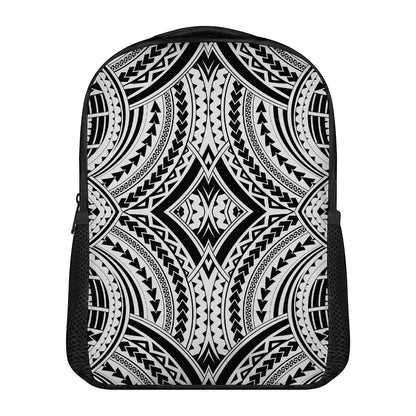 Maori Tribal Polynesian Tattoo Print Casual Backpack