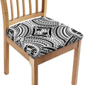 Maori Tribal Polynesian Tattoo Print Chair Cushion Cover