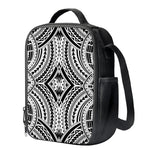 Maori Tribal Polynesian Tattoo Print Crossbody Lunch Bag