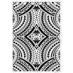 Maori Tribal Polynesian Tattoo Print Curtain