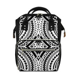 Maori Tribal Polynesian Tattoo Print Diaper Bag