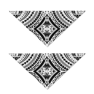 Maori Tribal Polynesian Tattoo Print Dog Bandana