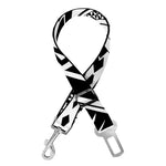 Maori Tribal Polynesian Tattoo Print Dog Seat Belt