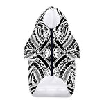 Maori Tribal Polynesian Tattoo Print Dog Zip Up Hoodie
