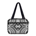 Maori Tribal Polynesian Tattoo Print Double Strap Bible Bag