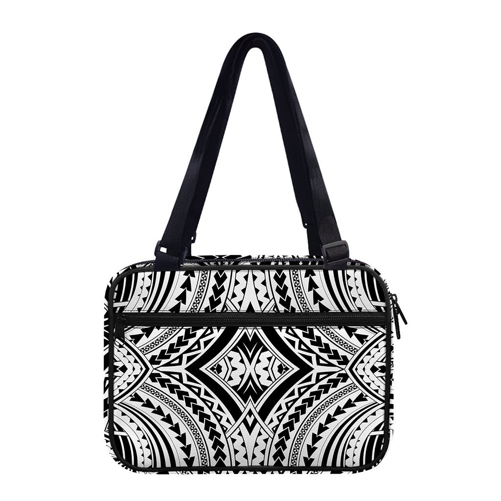 Maori Tribal Polynesian Tattoo Print Double Strap Bible Bag