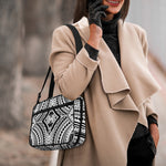 Maori Tribal Polynesian Tattoo Print Double Strap Bible Bag