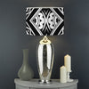 Maori Tribal Polynesian Tattoo Print Drum Lamp Shade