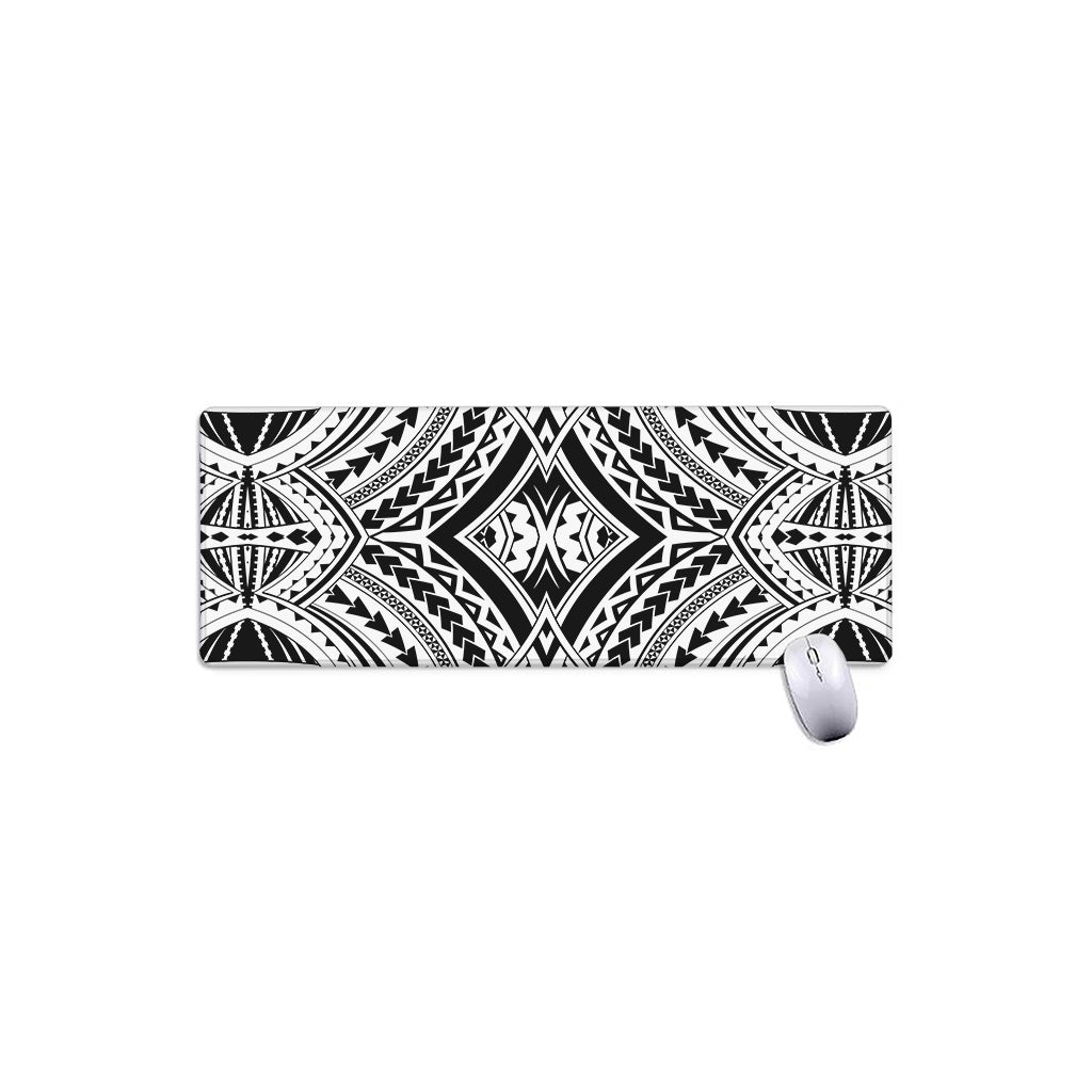 Maori Tribal Polynesian Tattoo Print Extended Mouse Pad